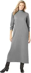 Mock Neck Dress