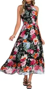 Floral Vacation Boho Sundresses Flowy Simplee