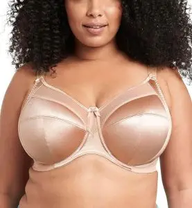 Goddess Keira Satin Side Support Bra